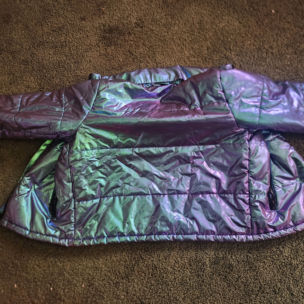 Current Mood Iridescent Puffer Jacket - image 2